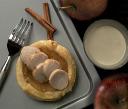 Lire la suite à propos de l’article Tarte fine au boudin blanc et pommes boskoop, sauce à la bière blanche