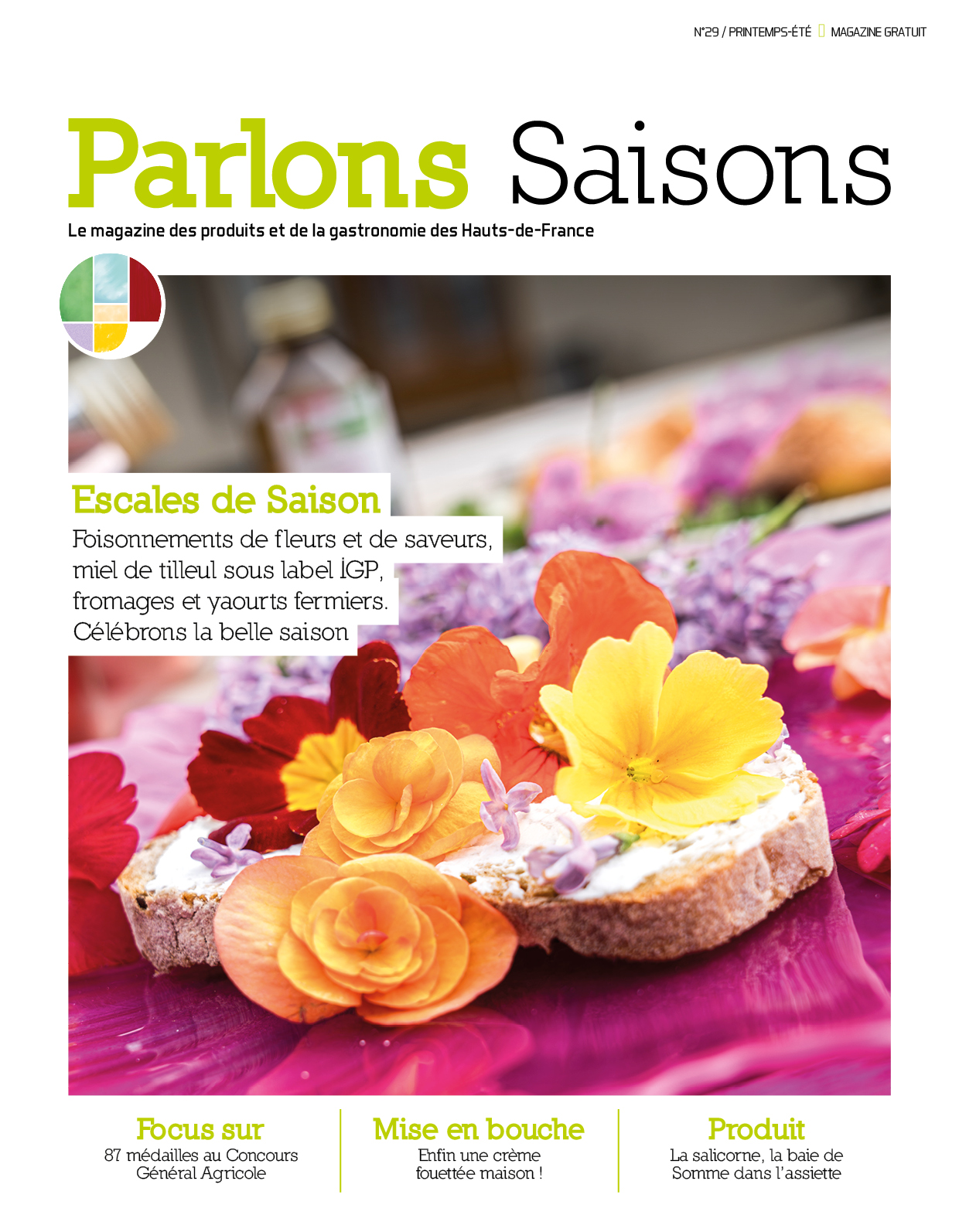 Couverture du magazine Parlons Saisons - Printemps/Ete 2026